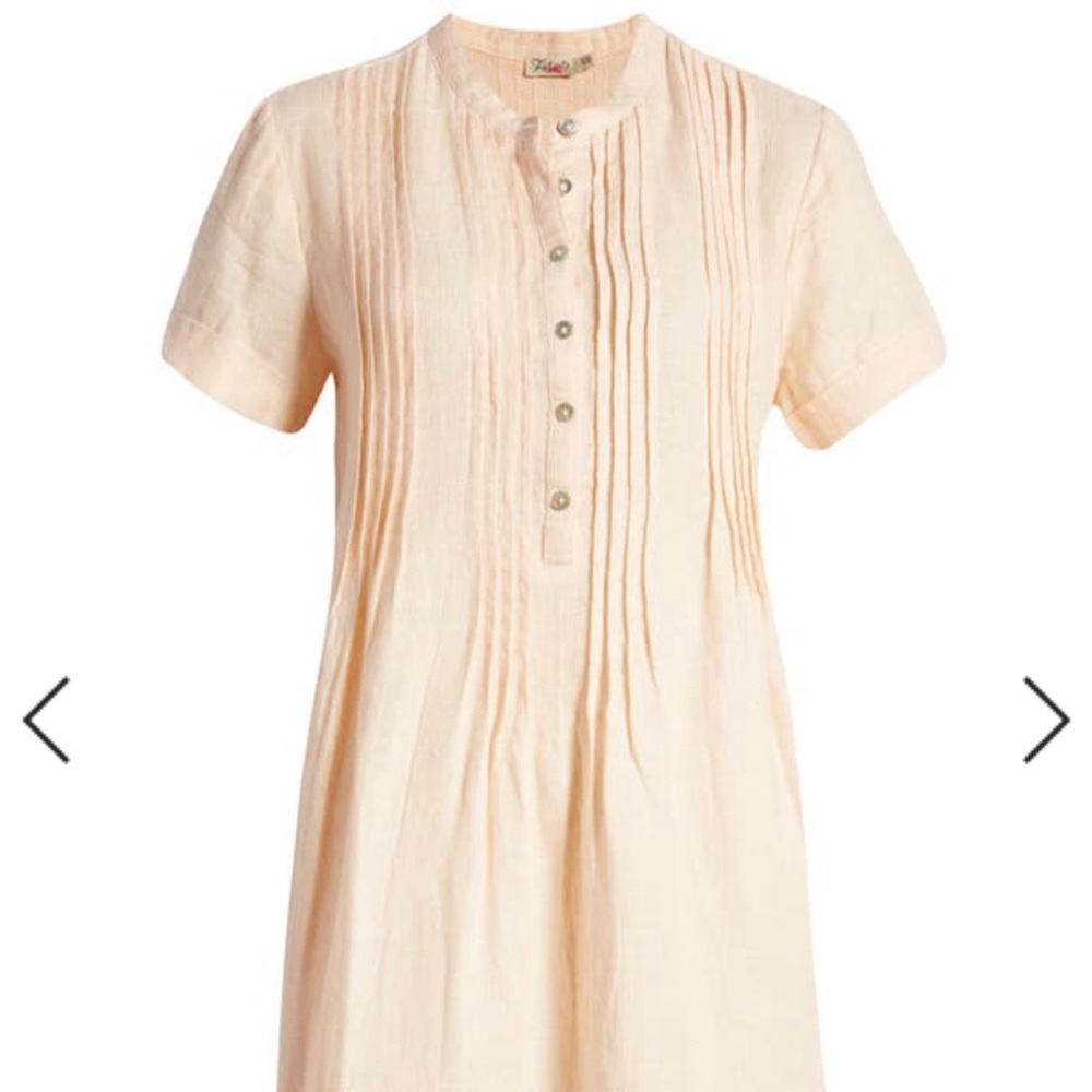 Faherty Gemina Linen Dress Size M